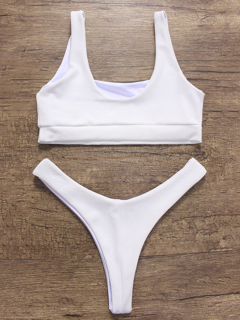 Womens White Bikinis