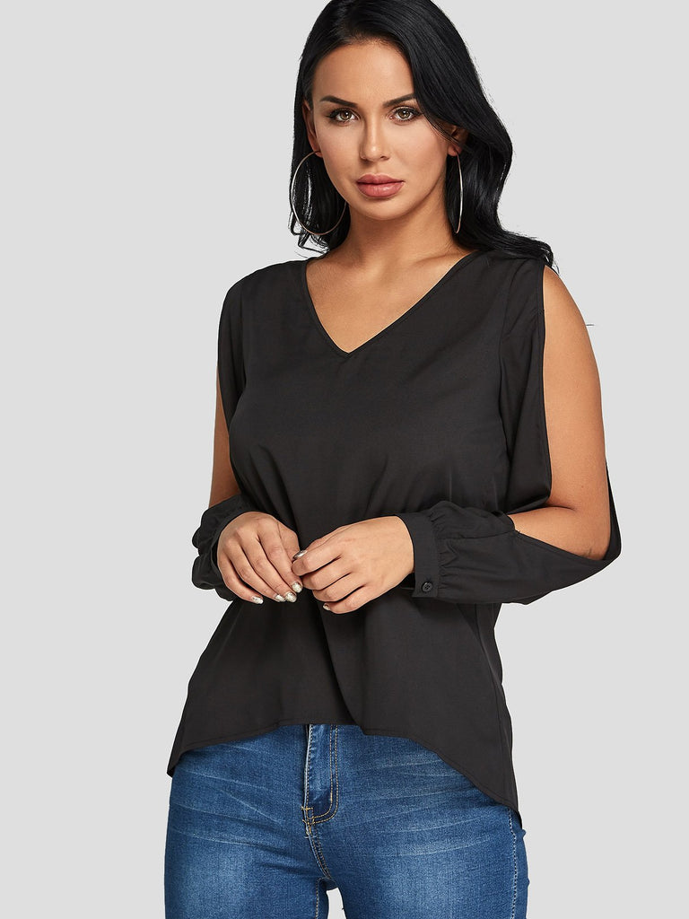 Ladies Long Sleeve Blouses