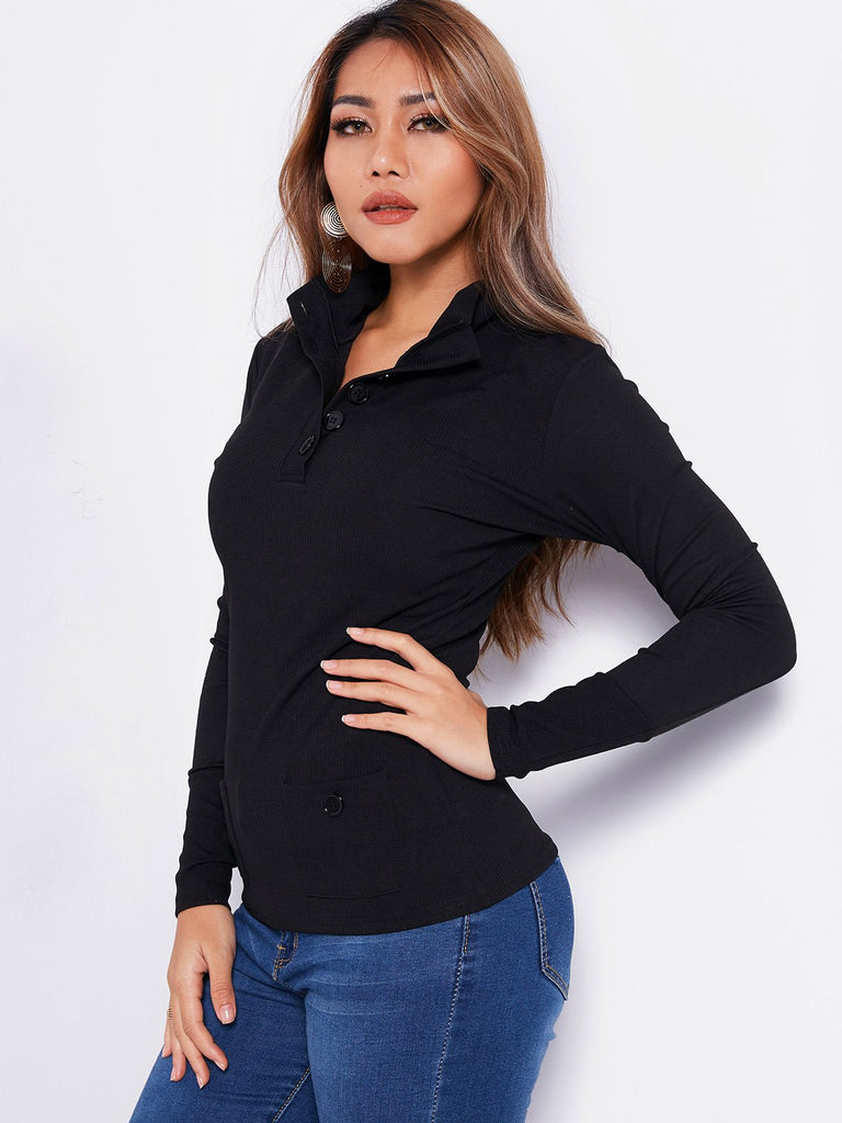 Womens Black T-Shirts