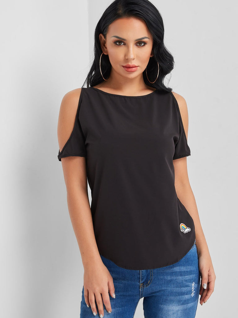 Ladies Black T-Shirts