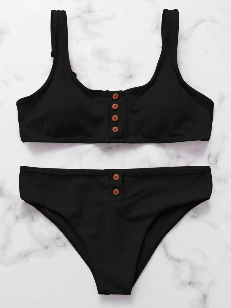 Womens Black Bikinis