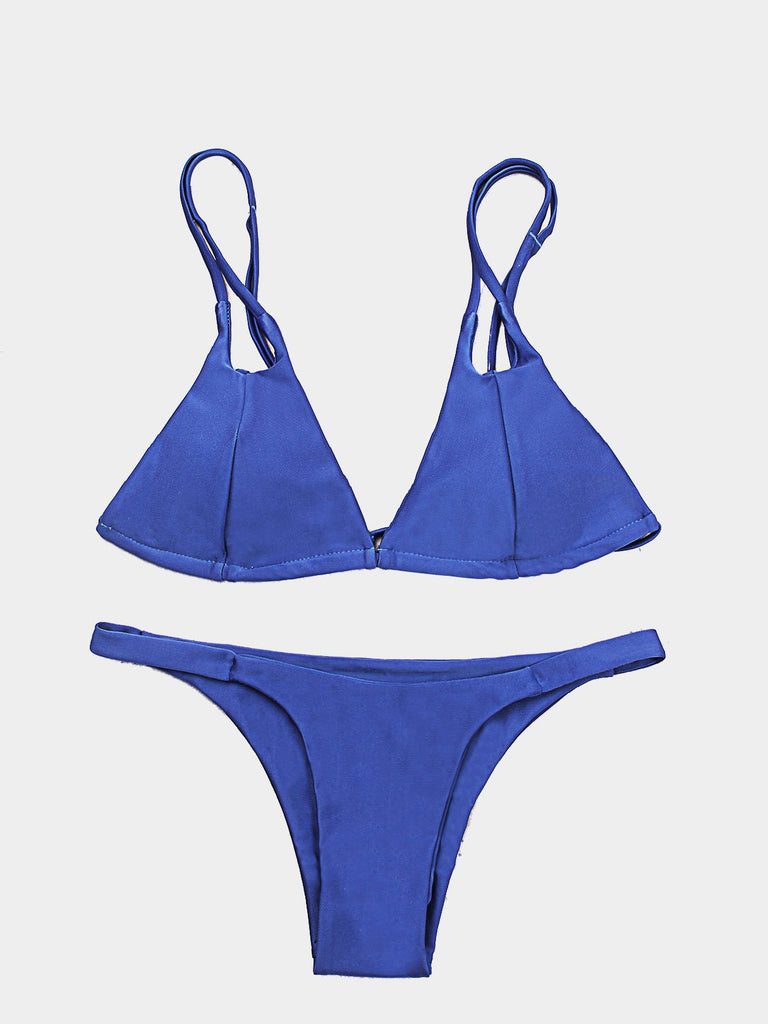 Halter Crop Bikinis