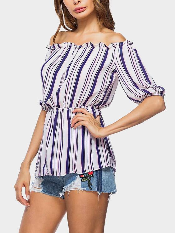 Ladies Striped Blouses