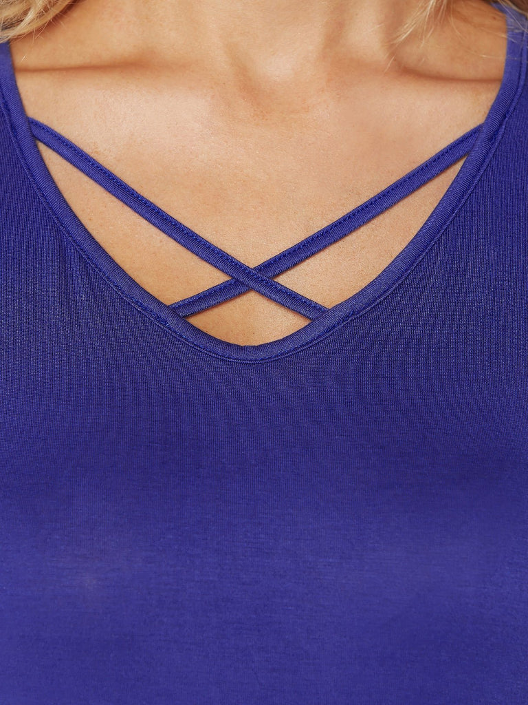 Ladies Navy T-Shirts