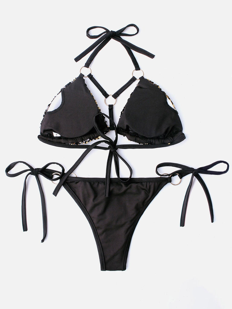 Womens Gold Bikinis