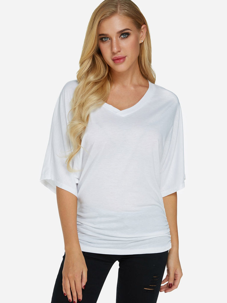 Ladies White T-Shirts