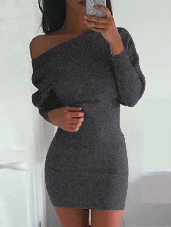 Ladies Army Green Mini Dresses