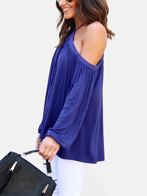 Womens Navy Blouses