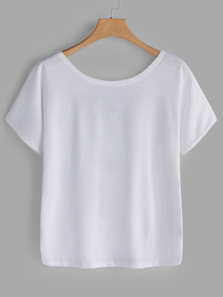 Womens White T-Shirts