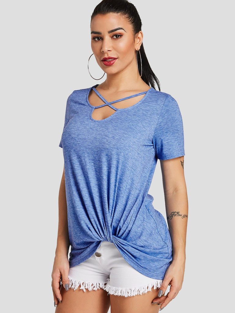 Ladies Blue T-Shirts