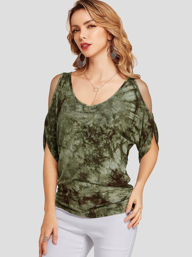 Womens Army Green T-Shirts