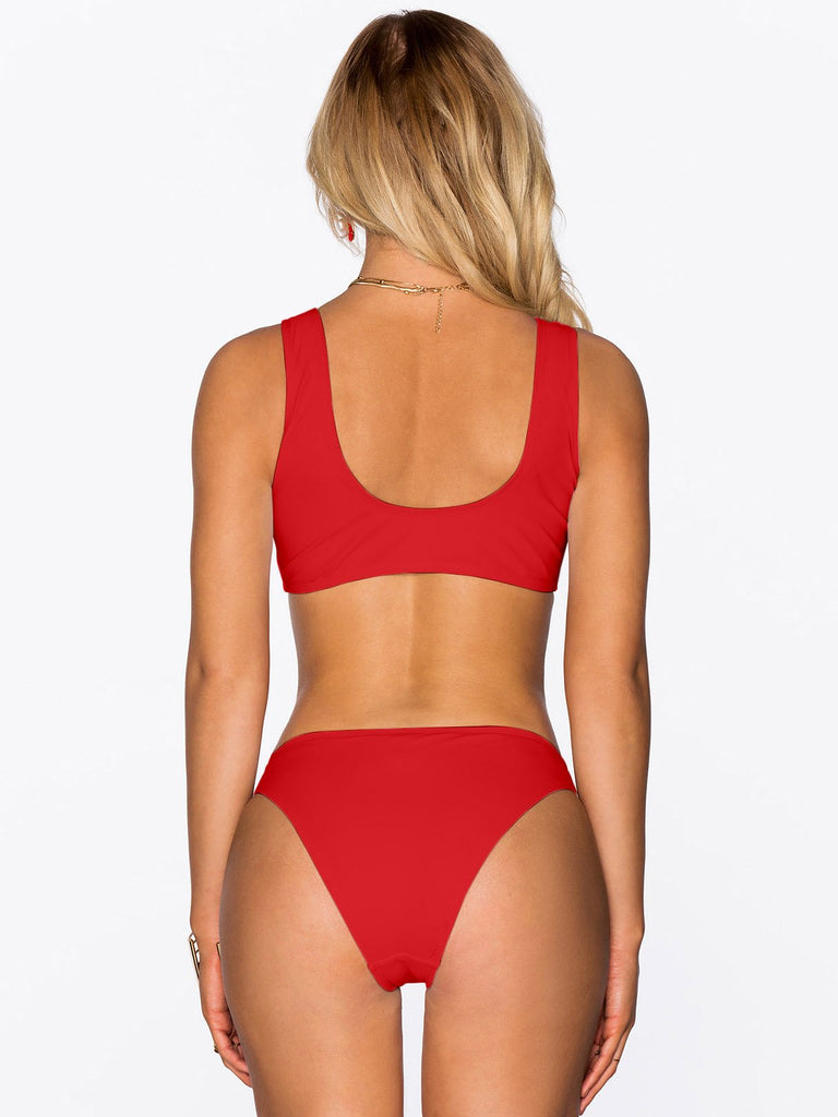 Womens Red Bikinis