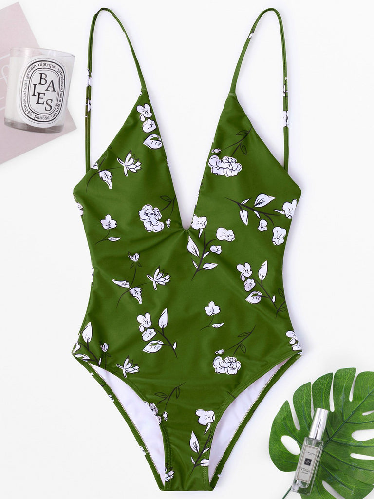 Womens Green One-Pieces