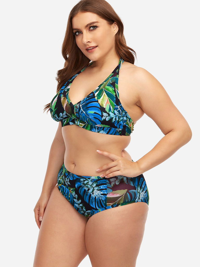 Ladies Multi Plus Size Swimwear