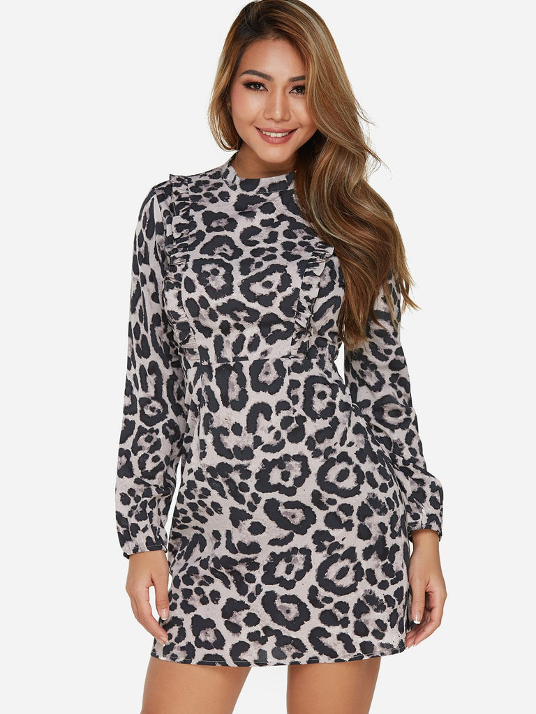 Ladies Long Sleeve Mini Dress