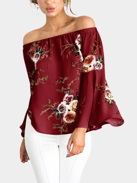 Womens Red Blouses