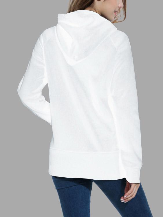 Womens White Sweatshirts