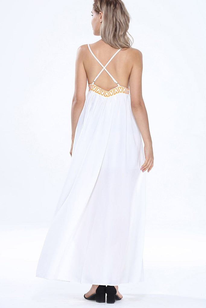 Womens White Maxi Dresses