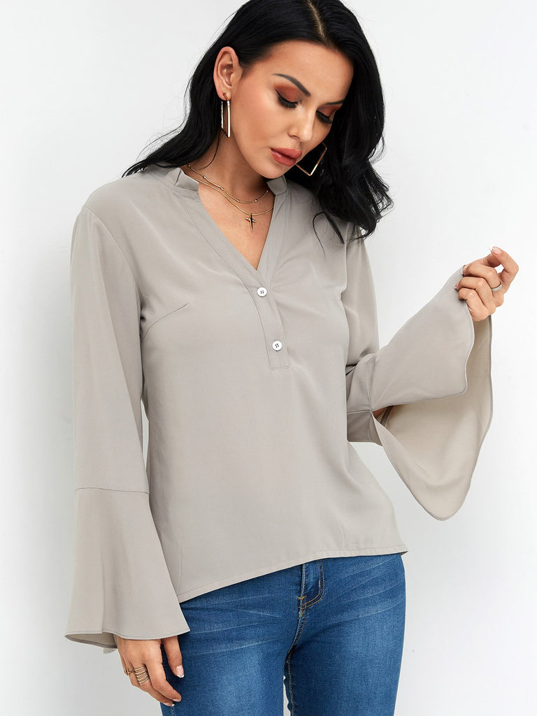 Ladies Grey Blouses