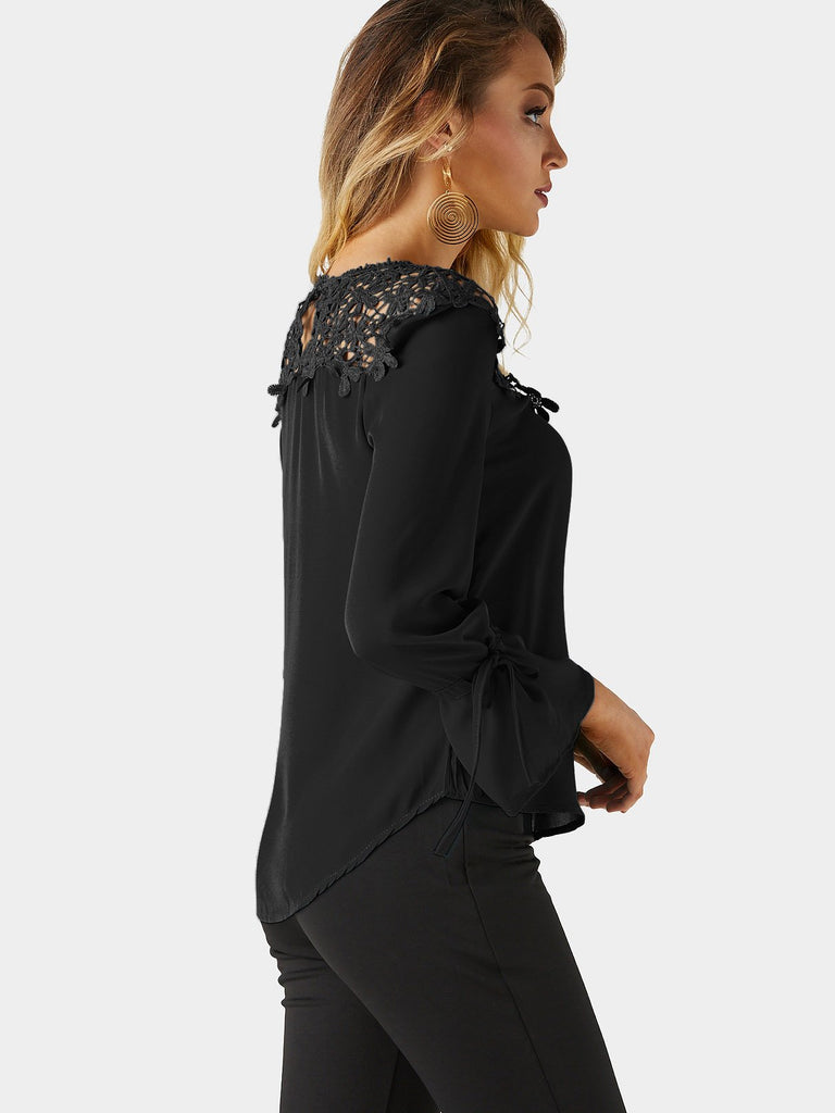 Plain V Neck T Shirts Women's