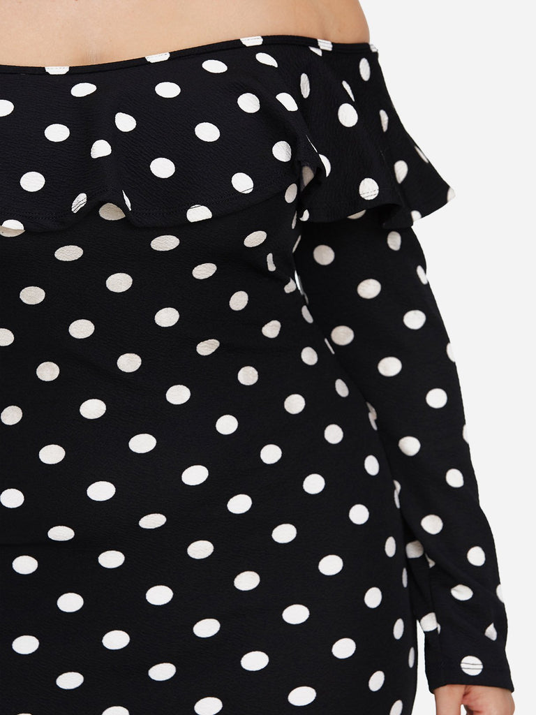 Ladies Long Sleeve Plus Size Dress