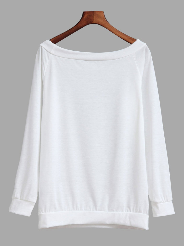Womens White T-Shirts