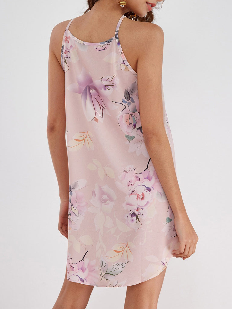 Womens Pink Floral Dresses