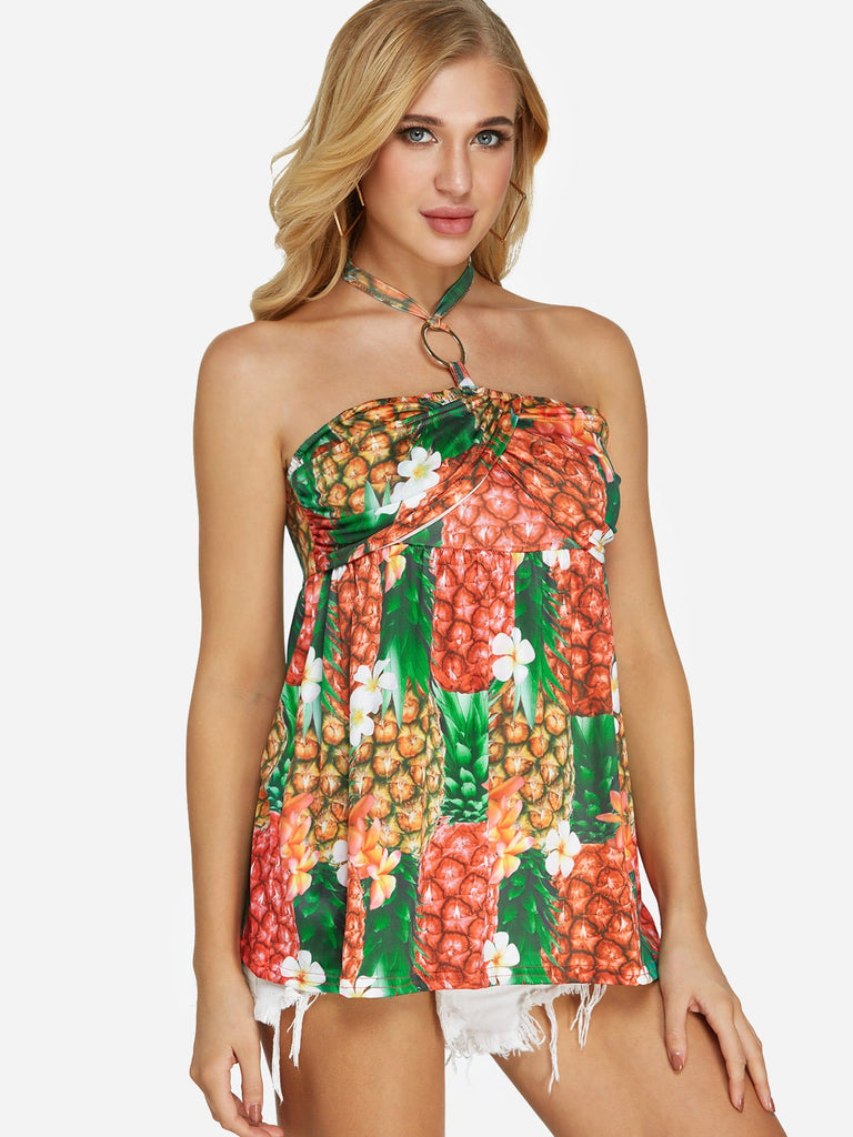 Ladies Green Camis