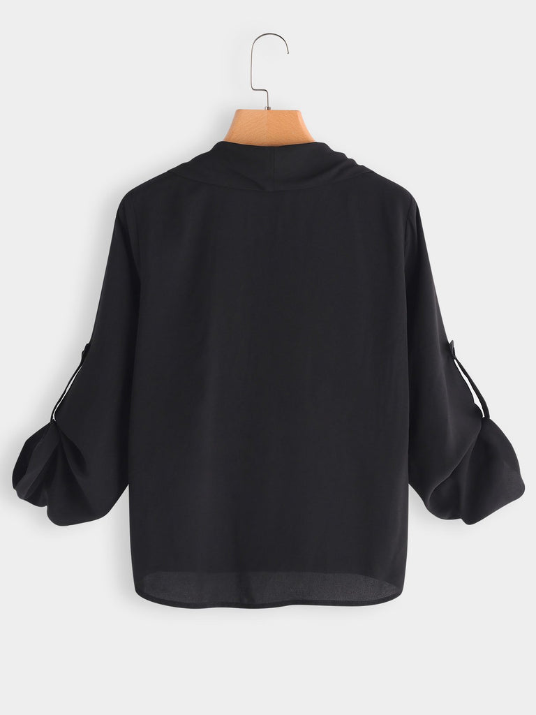 Womens Black Blouses