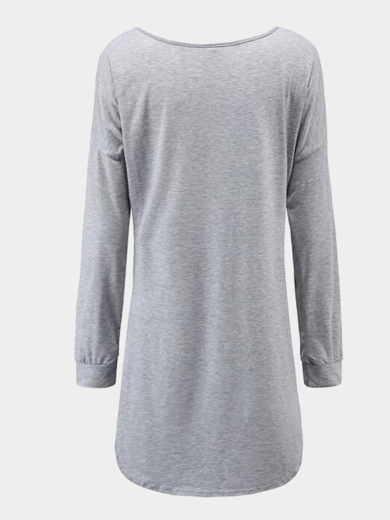 Womens Grey Casual Dresses