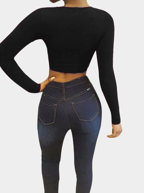 Womens Black T-Shirts