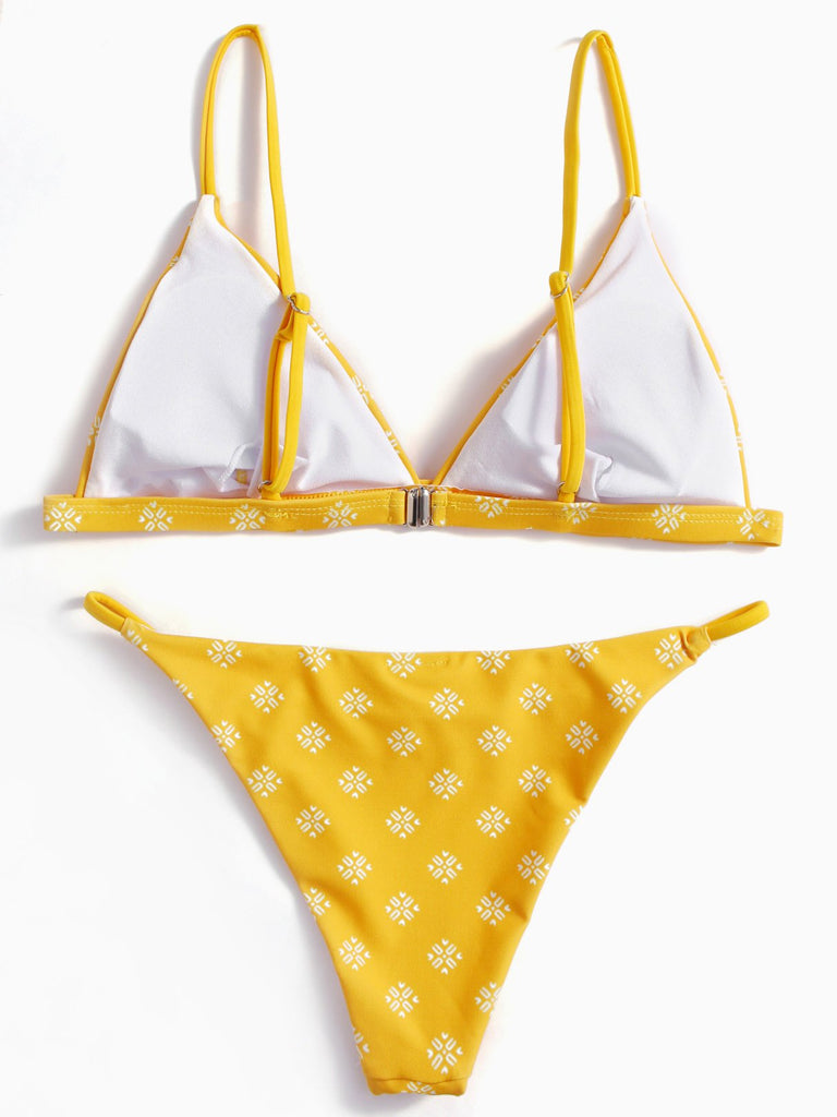 Womens Yellow Bikinis