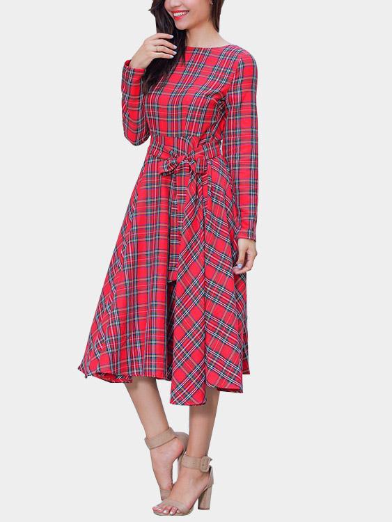 Wrap Around Midi Dress