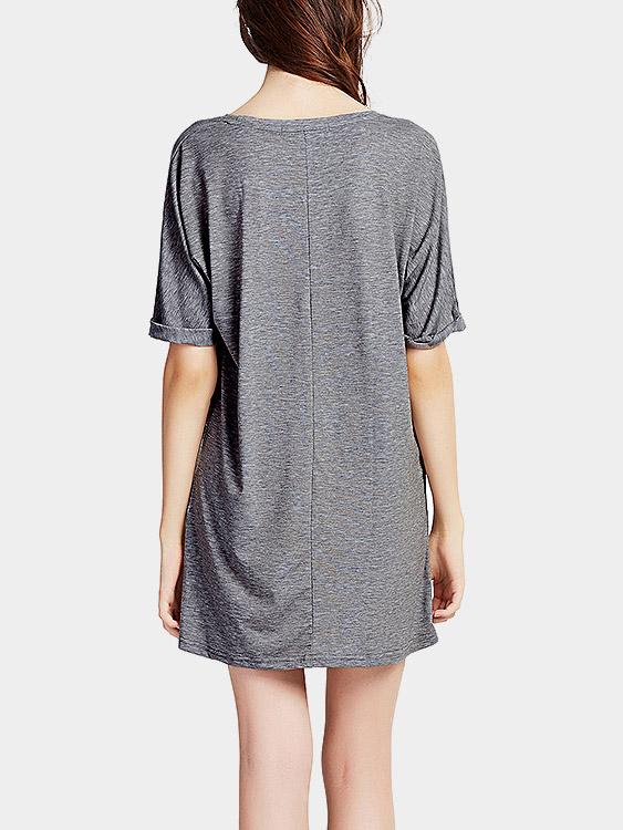 Womens Grey Mini Dresses