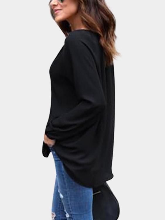 Womens Black Blouses