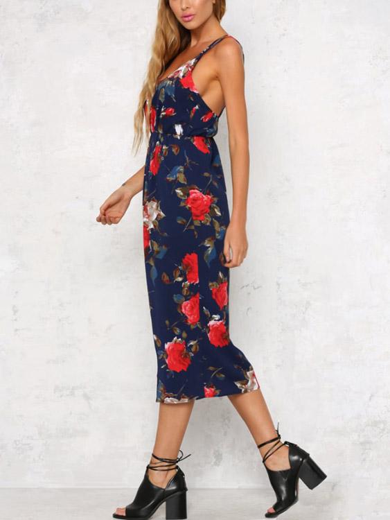 Ladies Floral Maxi Dresses