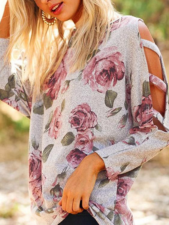 Womens Floral Print Top