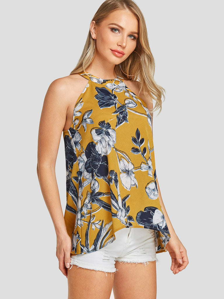 Ladies Yellow Camis