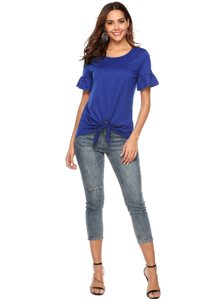 Womens Blue T-Shirts
