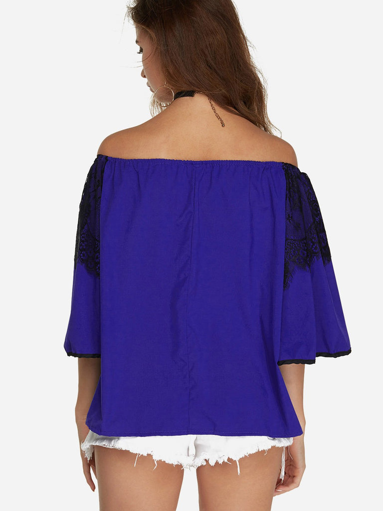 Womens Blue Blouses