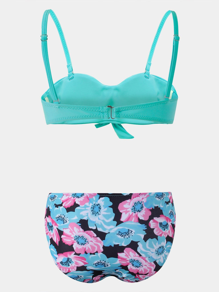 Ladies Sleeveless Two Piece Bikinis
