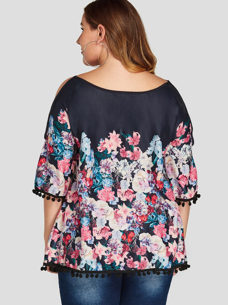 Womens Half Sleeve Plus Size Tops