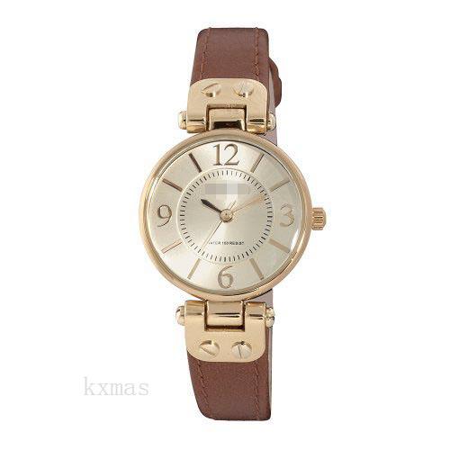 Classic Synthetic Leather 12 mm Wristwatch Band 109442CHHY_K0036475