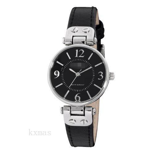 Classy Affordable Synthetic Leather 12 mm Watch Strap 109443BKBK_K0036476
