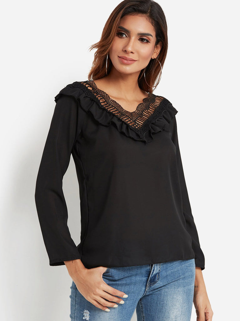 Ladies Black Blouses