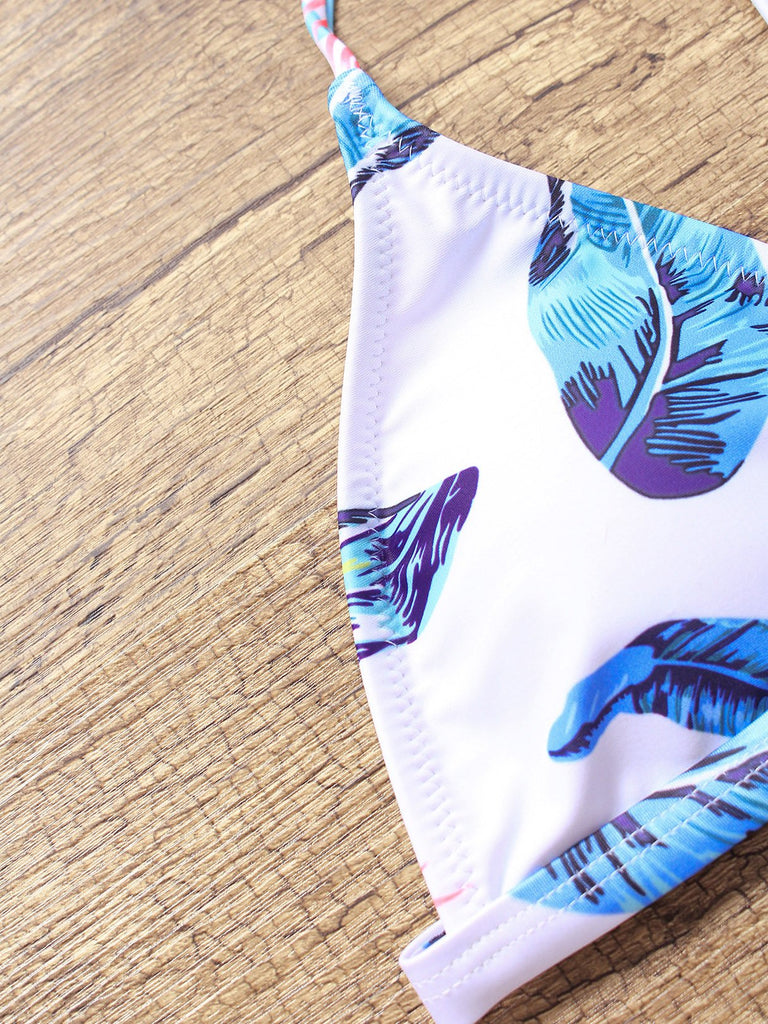 Womens Sleeveless Two Piece Bikinis