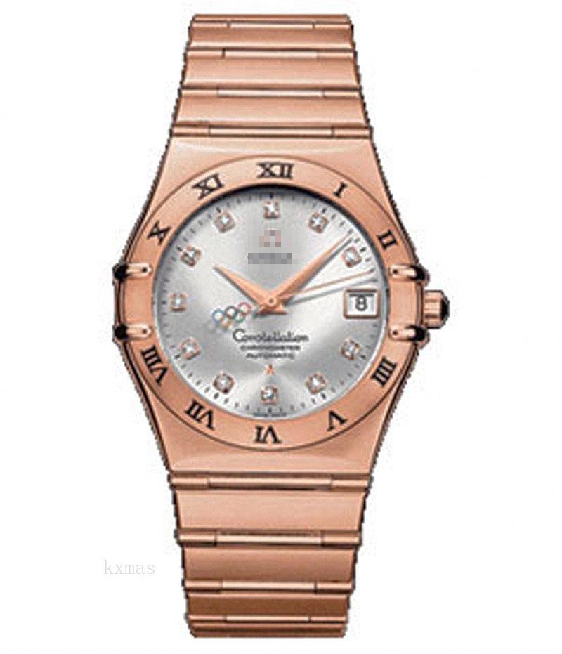 Bargain Good Rose Gold 21 mm Watch Band 111.50.36.10.52.002_K0018374