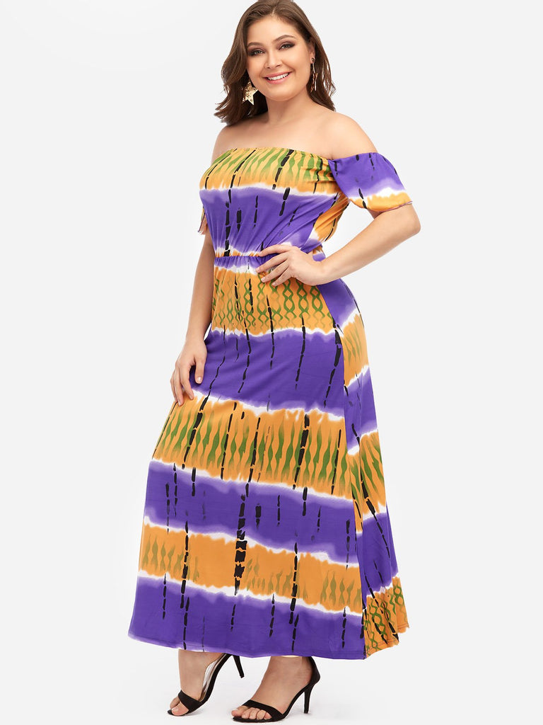 Ladies Multi Plus Size Dresses