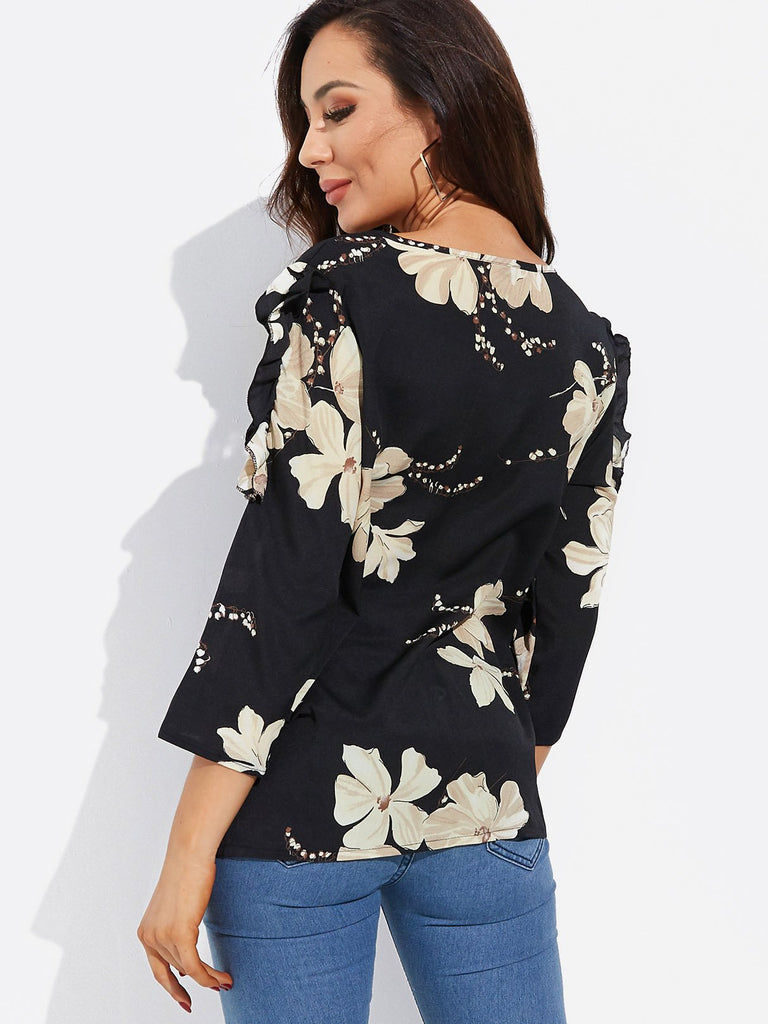 Womens Black Blouses