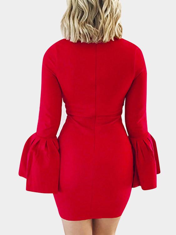 Womens Red Mini Dresses